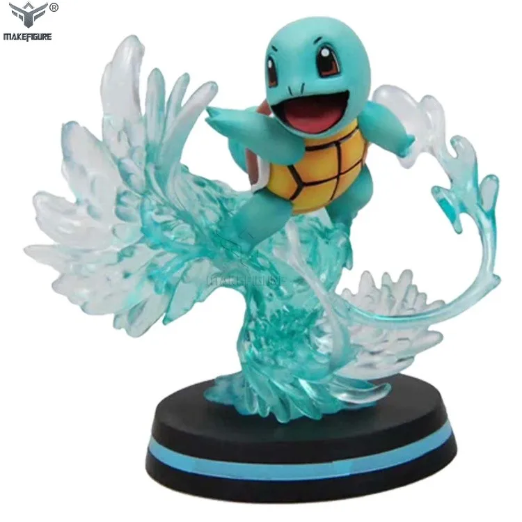 Custom Made Transparent Cartoon Dragon 3D plastic figure Customized Gradient Color 3D PVC Figurine Making Collectible 3D Figure