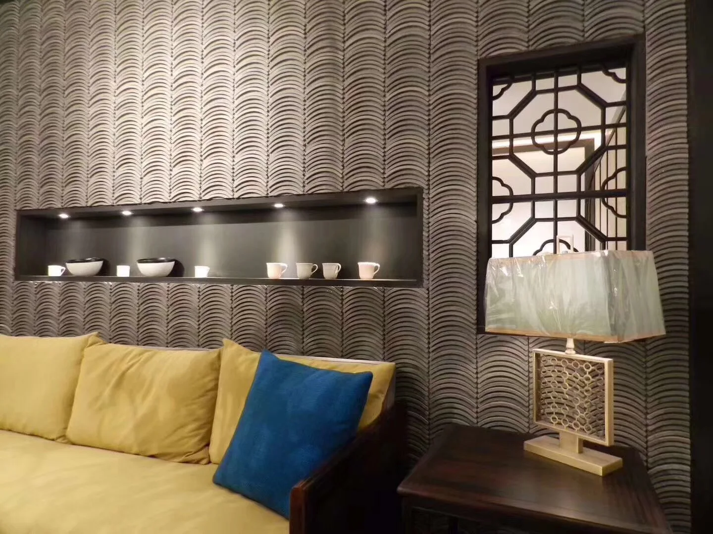 Popular Waterproof lightweight PU artificial tile bricks Polyurethane faux stone wall panel for interior or exterior decoration