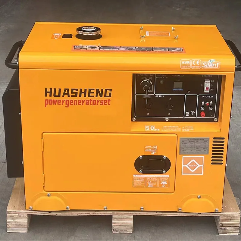 50/60hz 10kva Silent Diesel Generator 1/3 Phase Sound Proof Diesel Home Generator 5kva 7kva 10kva Generators For Home Use