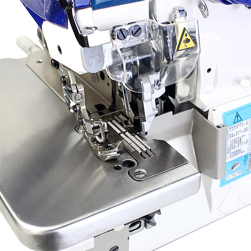 Cheap Price 4 Thread Flat Bed Overlock Sewing Industrial Machine