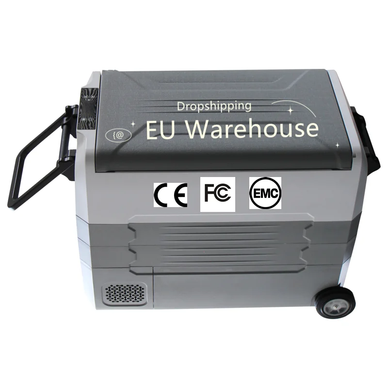 2021 New ABS material mini portable refrigerator cosmetic car with refrigerator freezer 12 volt car icebox keep food fresh