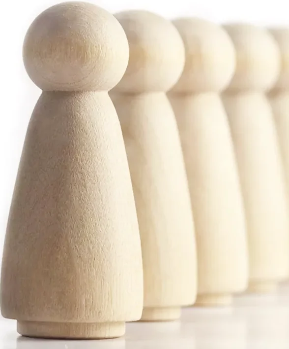 Wholesale wood dolls bodies for DIY decoration