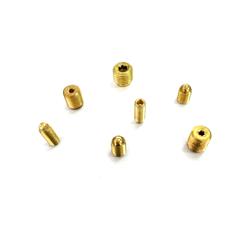 DIN913 DIN916 Headless Hexagon Socket Set Screws Brass Set Screws