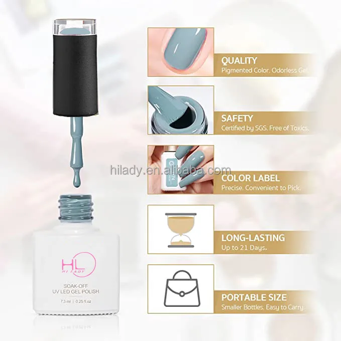 15ml Crystal Glass Gel Nails NonToxic Natural Color Pink Nude Jelly Semi Transparent Gel Polish Custom Logo