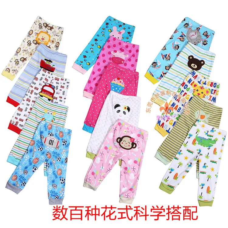 
5 pieces Cartoon cute Leggings baby PP pants 100% cotton 