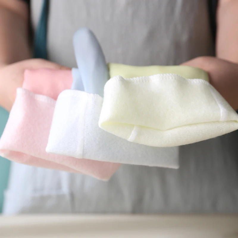 Household Kitchen Wash Dishes Cleaning Gloves Waterproof Long Sleeve Rubber Latex Gloves