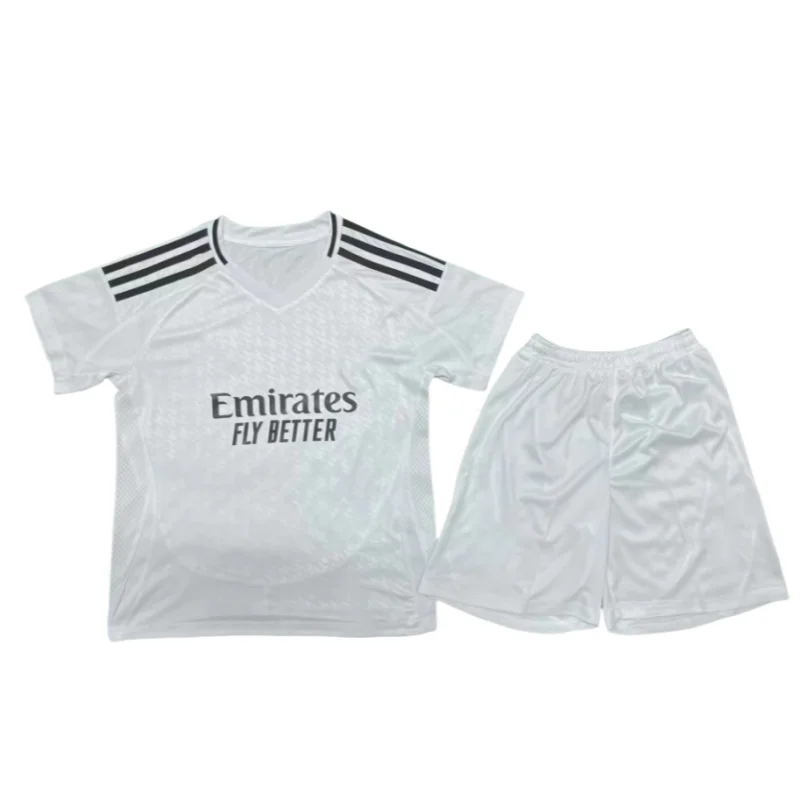 Wholesale Customized Polyester Football Jersey Kids Soccer Uniforms Set Breathable Quick Dry Football Kit For Children
