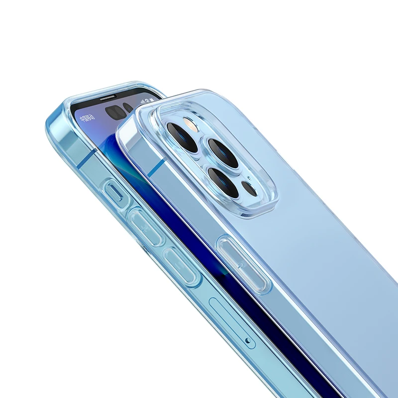 Full Protection Phone Case Clear Soft TPU Bumper 6.1 .67 inch Crystal Clear Protective Case for iPhone 14