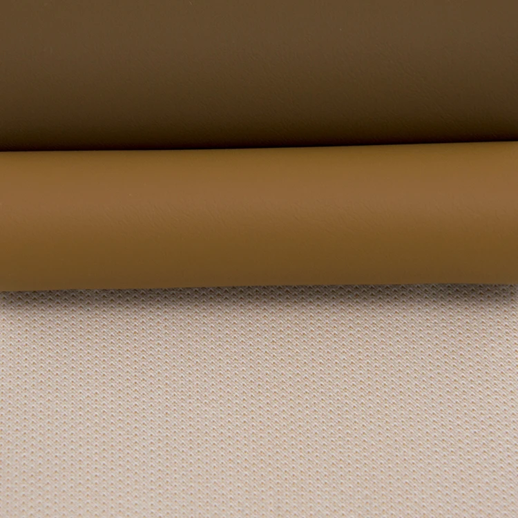 Embossed PVC Synthetic Leather 0.7mm Artificial  PVC Leather Vinyl Faux Leather Rolls for Car Seat Material