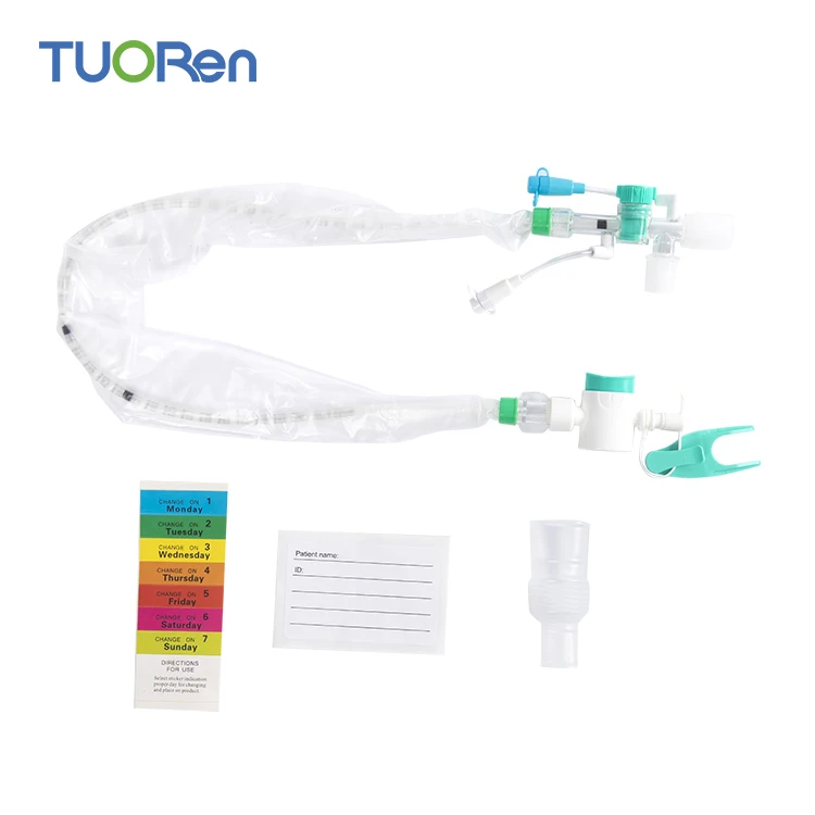 Manufacturer Medical Consumables Closed Suction System Disposable 24 Hours Suction Catheter For Hospital