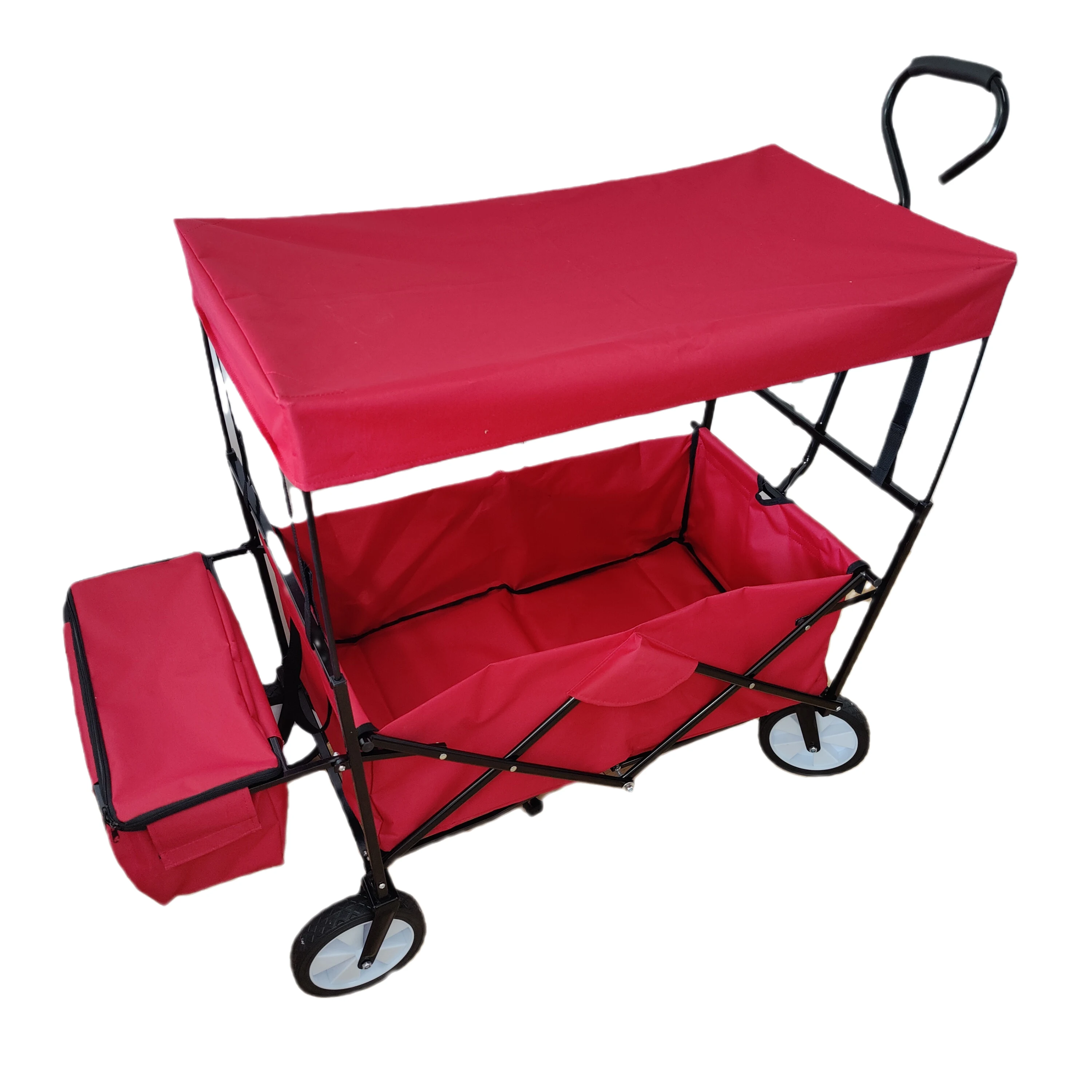 Heavy Duty Steel Folding Beach/camping/picnic/sand/outdoor Utility Wagon Cart Collapsible Wagon Trolley