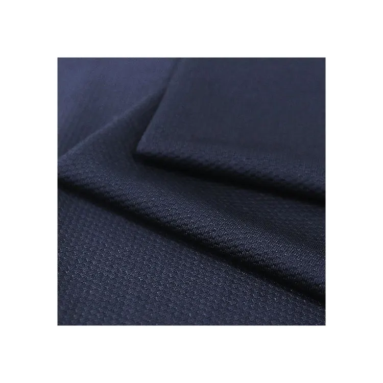 Biodegradable Fabric Eco-friendly Environmental Polyester double pique knitting Fabric