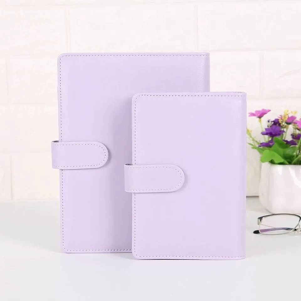 
Diary Refillable Soft Cover Diary Binder A5 A6 Pu Leather Erasable Notebook 
