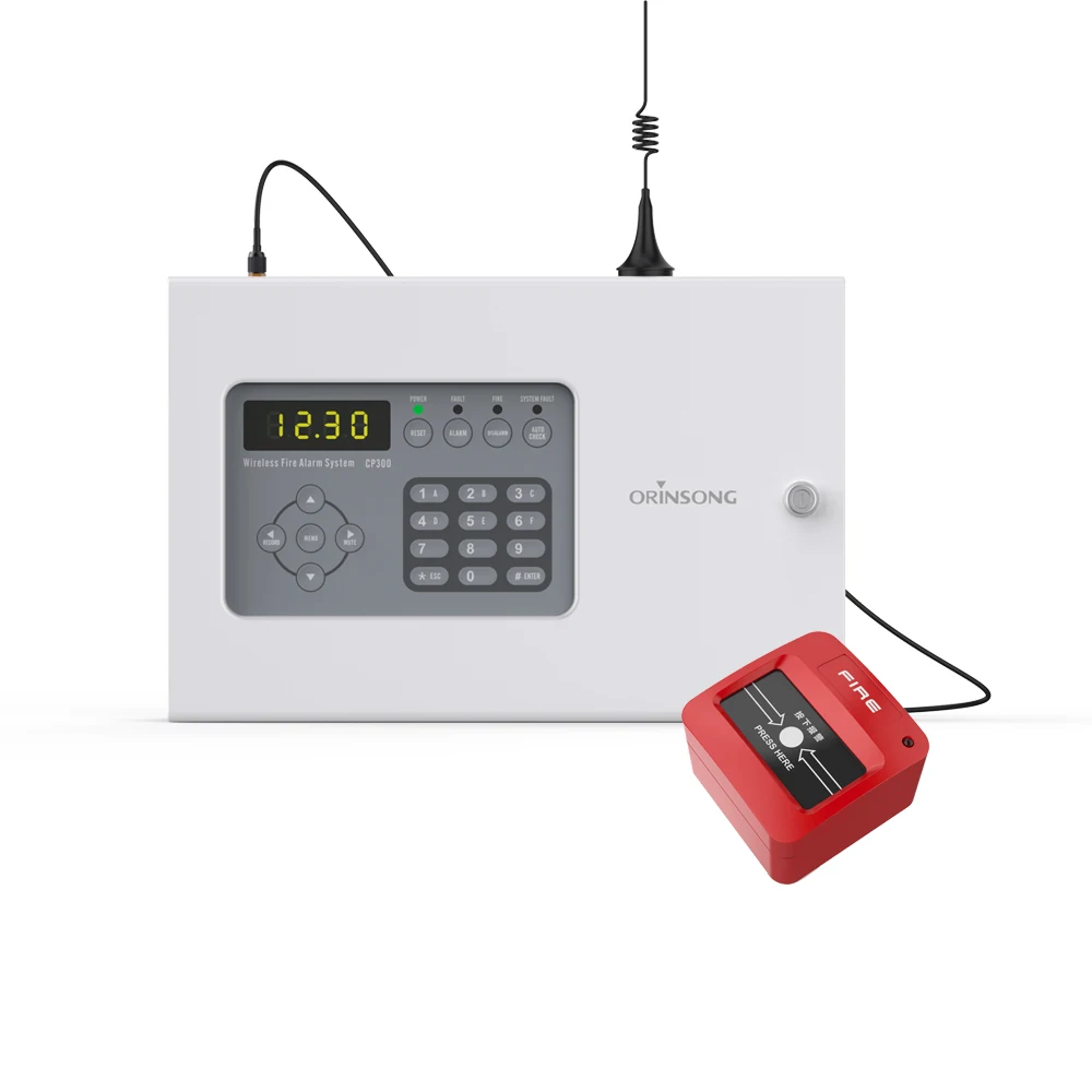 Адресная Беспроводная противопожарная сигнализация Tuya Wifi GSM 433HMz PSTN домашняя охранная