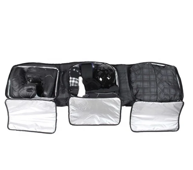 Custom Sports Bag Ski Bag snowboard Equipment Double Ski Travel Bag for Outdoor