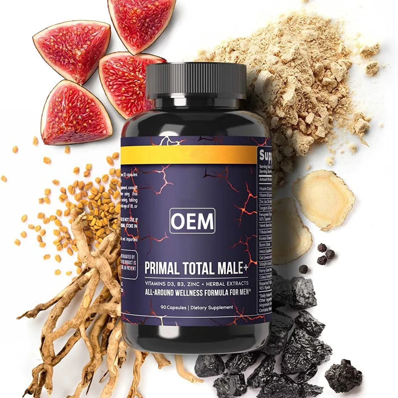 Eherb  OEM Private Label Energy Ginseng Extract Ginseng Capsules For Men