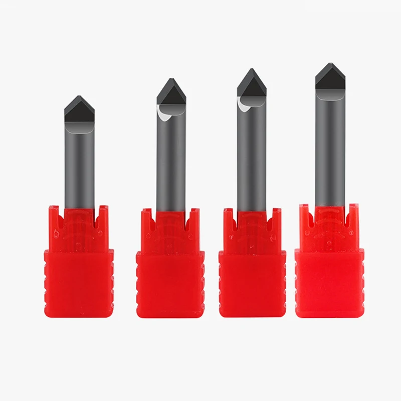 Diamond 70/90/120 degree PCD engraving cutting head 0.2mm stone marble milling tool