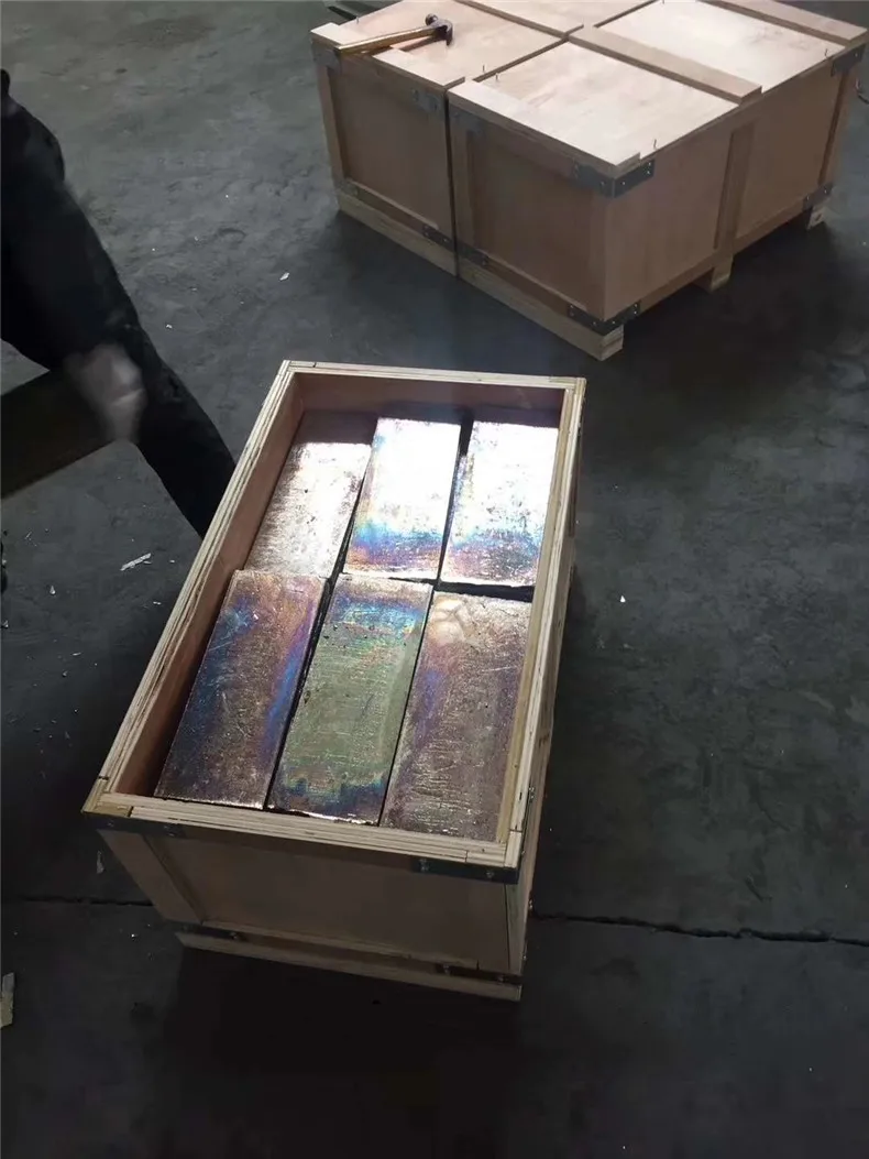 Pure bismuth ingot 99.99%, bismuth metal ingots factory supply