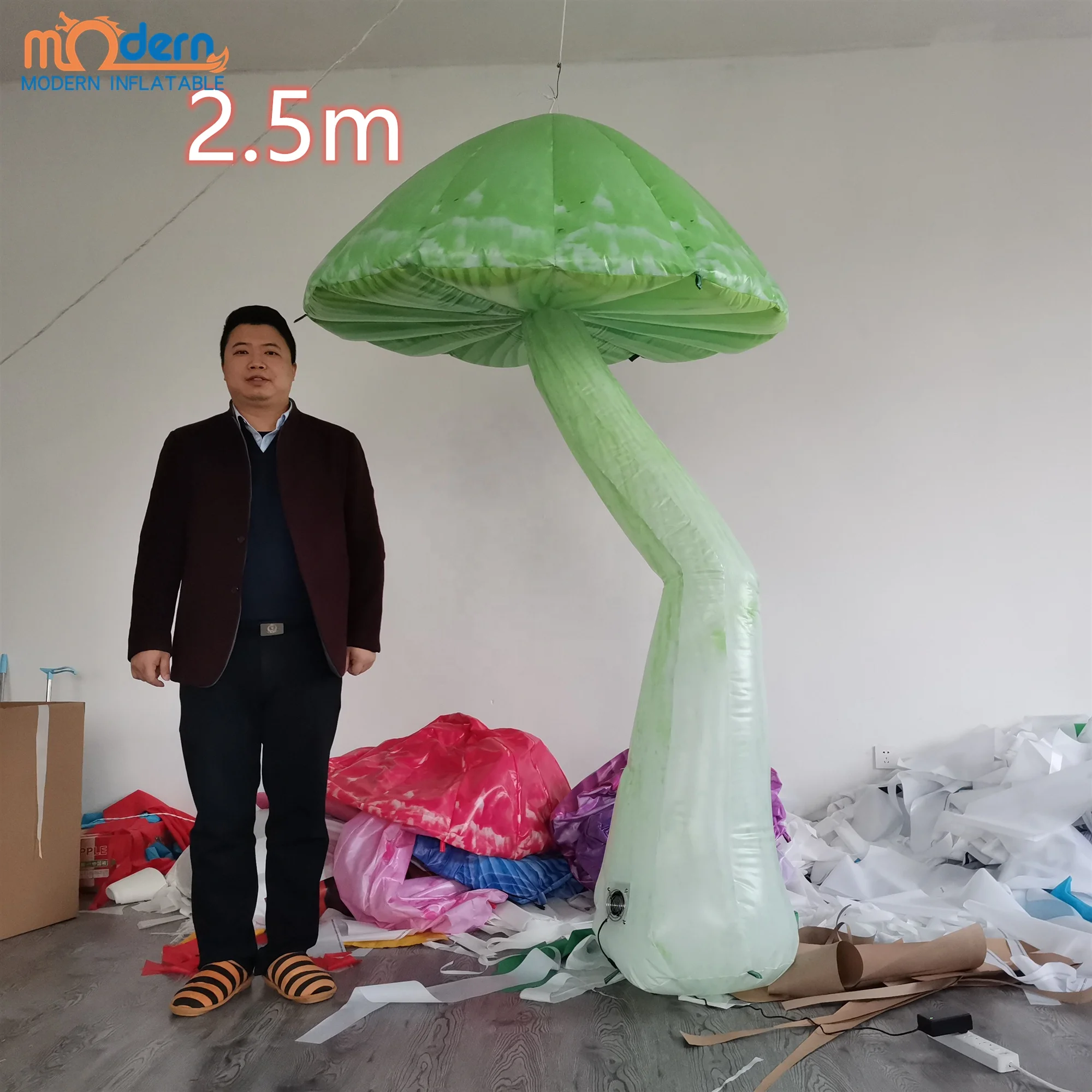 Cheap Price Outdoor Inflatable Mushroom Decoration with LED lighting for Party Event