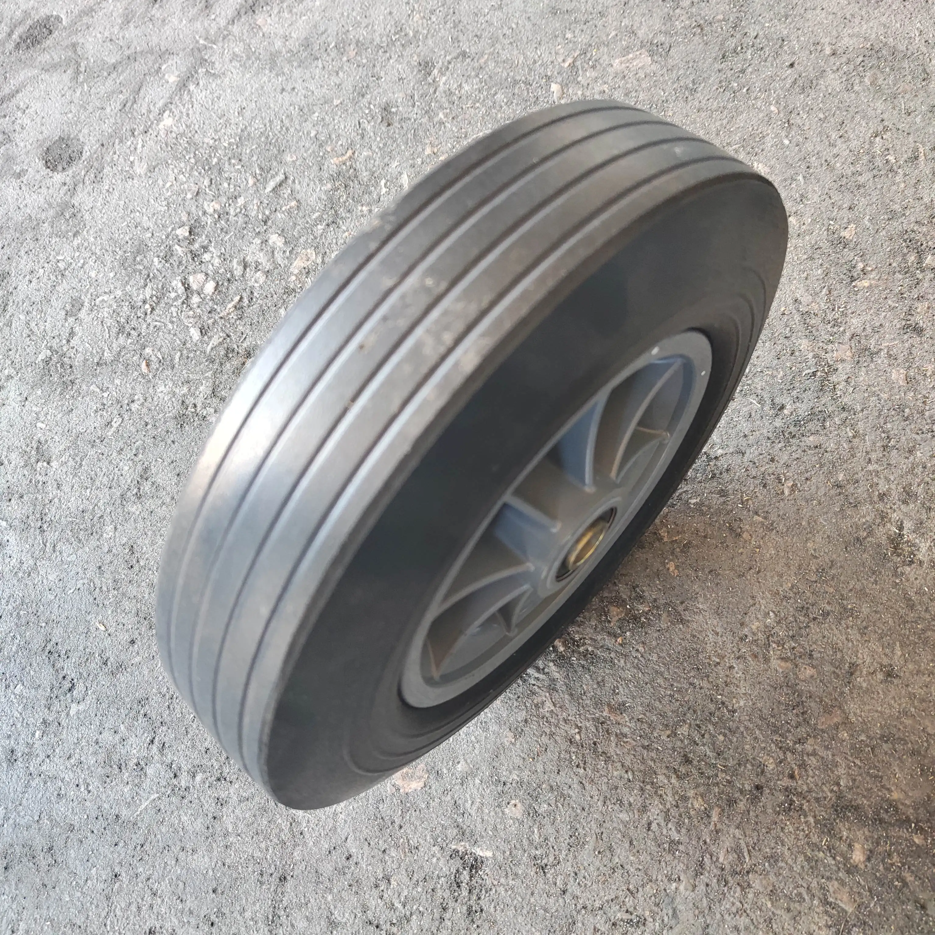 10 inch Solid rubber wheel handtruck wheel for generator freight wagon tyre trolley cart wheel