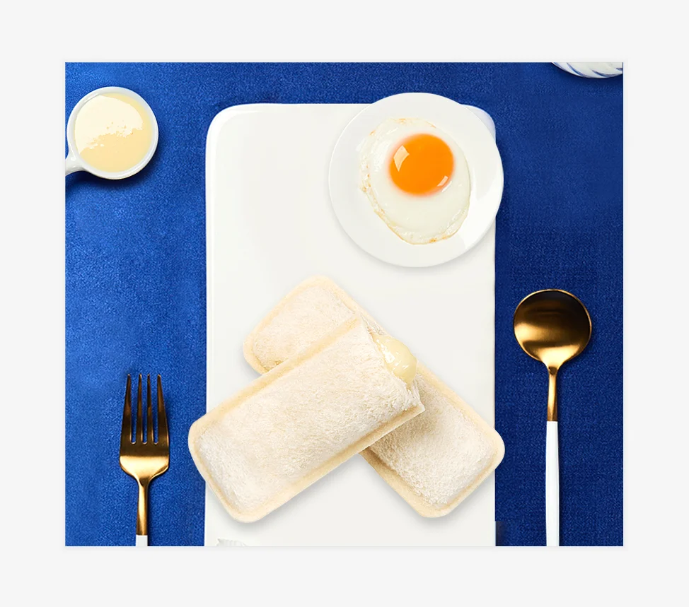 Мини-карманный лактобацилловый тост сэндвич закуска на