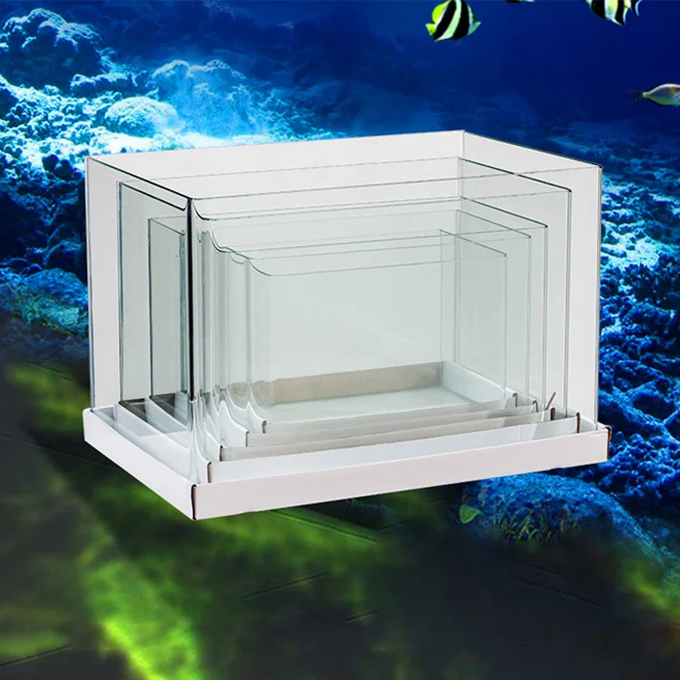 Relaxlines Factory Price All Types Customized Glass Aquarium 5 In 1 Glass Fish Tank