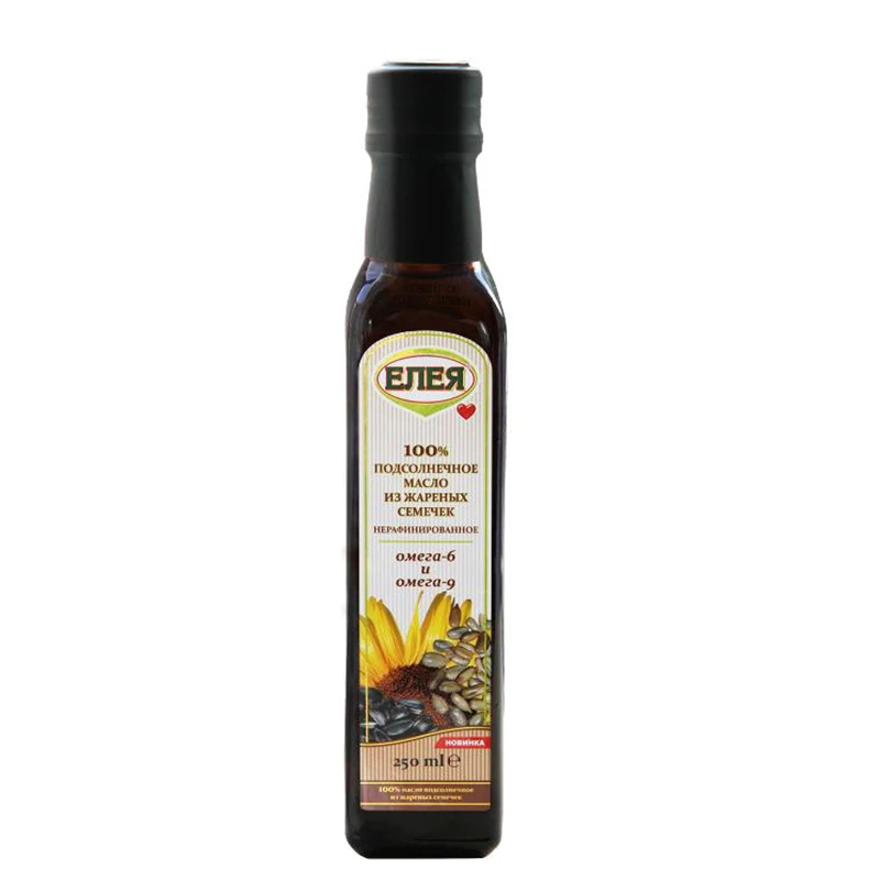 
 Экстра классное пищевое масло Eleya насыщенный вкус и вкус 0,25 л нерафинированное Растительное Подсолнечное масло  