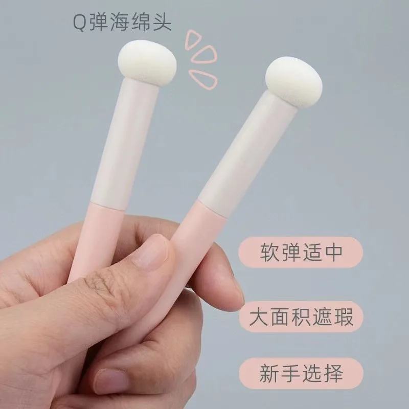 Best-selling soft mushroom head facial makeup concealer mushroom head sponge stick smudge makeup tool can be customized