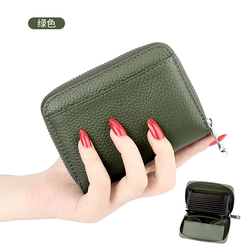Hot Sell Short Style leather cute pocket wallet card holder for woman Coin Purses Bag Girl Small Lady Wallet Credit Card holder