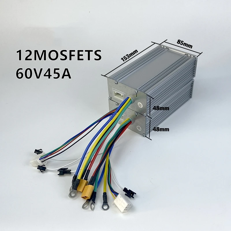 Yunli 60 В 45Amp 12 mossfet трубка 5 контактов дроссельной заслонки Lh100 Ms668 акселератор запасные части Аксессуары для электрического скутера контроллер