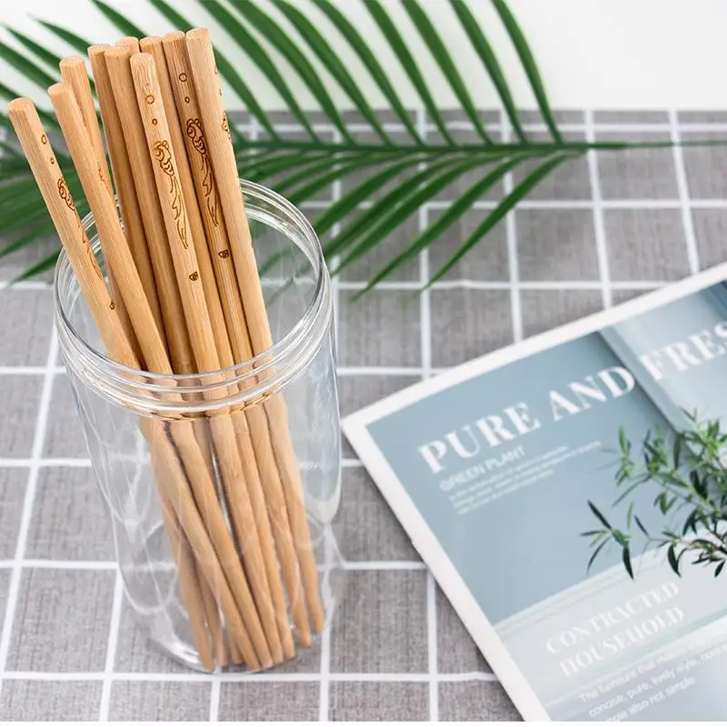 Green bamboo disposable party wholesale, custom chopsticks reusable chopsticks Japanese sushi bamboo chopsticks
