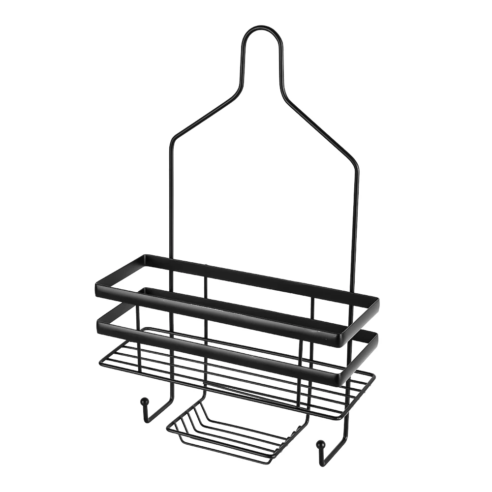 Factory Cost Shower Rack Hanging 2-Layered Bathroom Hanging Shower Organizer Bathroom Organizer Storage Shelf Basket For Shower
