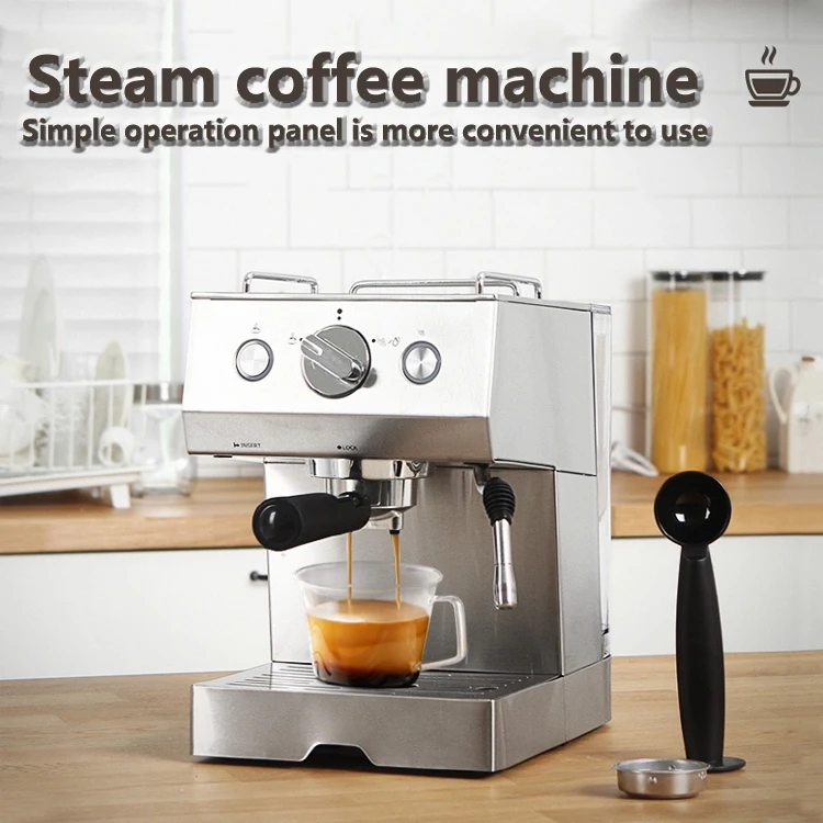 Stainless Steel Electric Coffee Making Machine Drink Hot Coffee Maker
