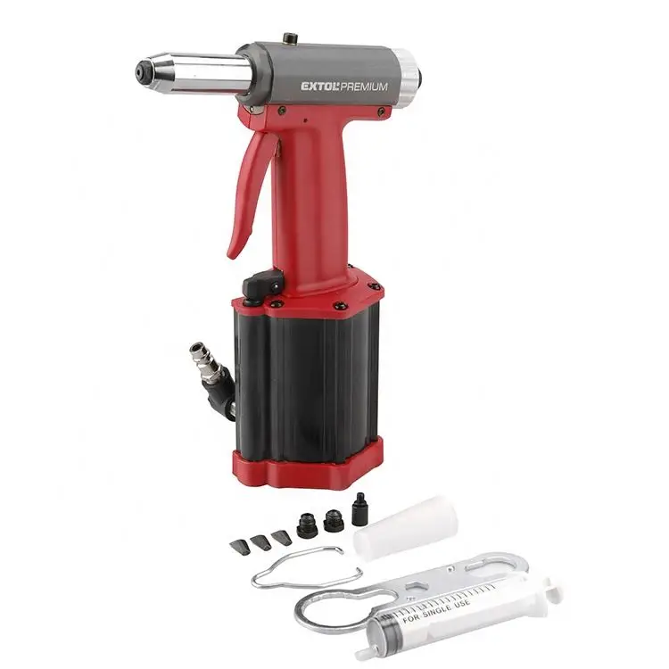 8865070 EXTOL Neumatic Pneumatic Riveting Gun Air Hydraulic Riveter Hand Pneumatic Riveter