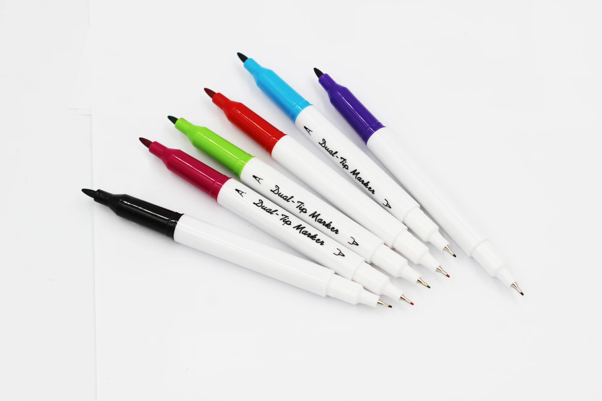 Custom Dual Tip Cd/dvd Markers Fine Tip Paint Permanent Marker Pens Dual Tips Marker Pen