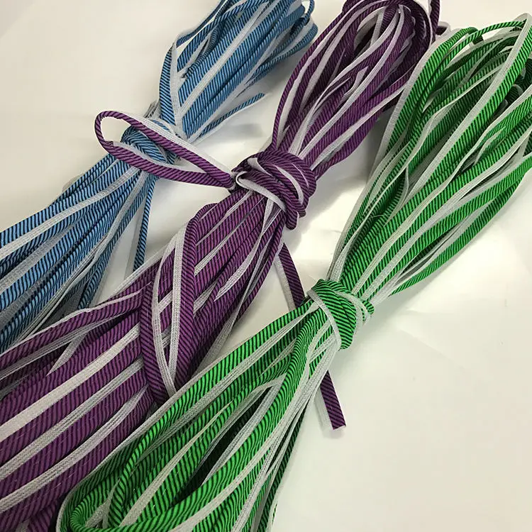 Wholesale High Visibility Silver Reflective Piping Bag Edging Reflective String Piping Stripe