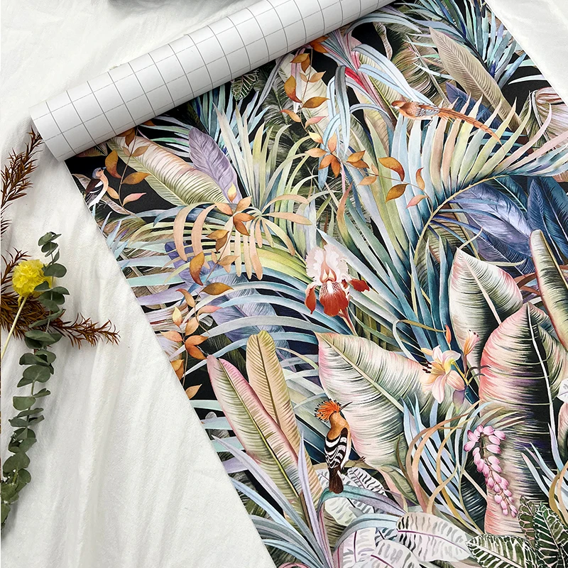 Self Adhesive High Quality Interior Wall Covering Classic Wallpaper Printable Embossed Wallpapers Roll For Home Decoration