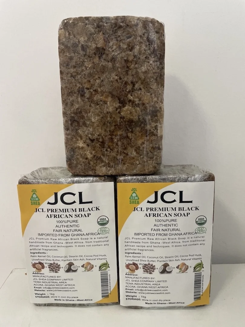 Cruelty free Face and Body Bar for Oily, Blemish-Prone Skin African Black Soap Paraben Free, facial cleanser 120g