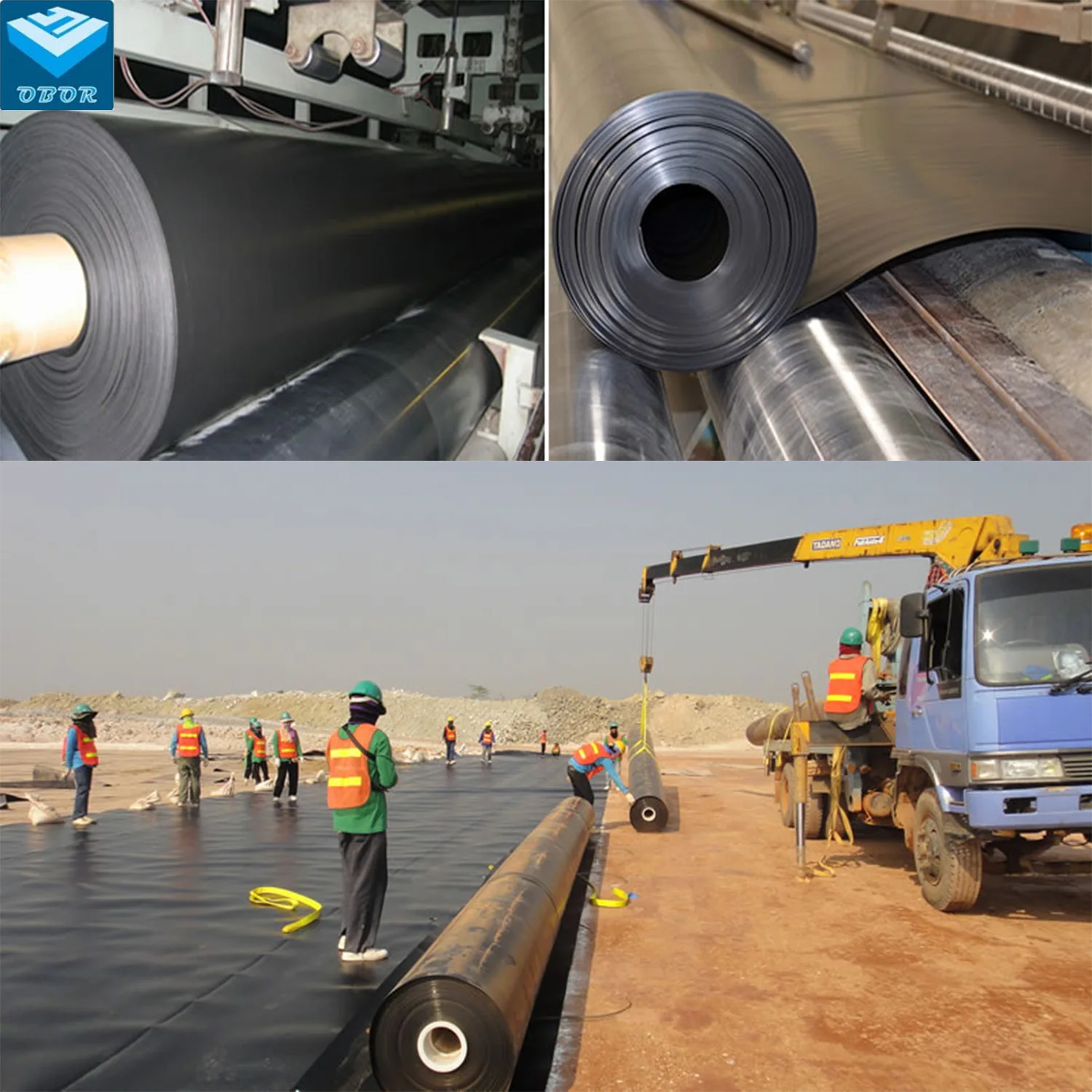 Геомембрана 2 мм hdpe для