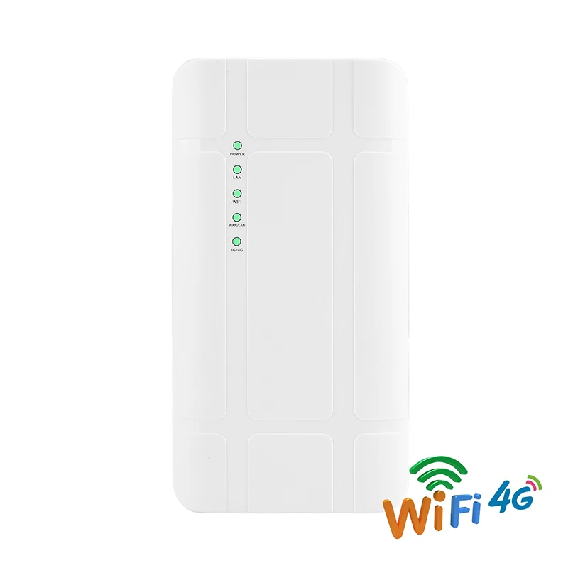  Outdoor 4G/LTE WiFi Router Wireless WAN/LAN Port Wifi AP Sim Card Slot wifi Hotspot Waterproof CPE Modem