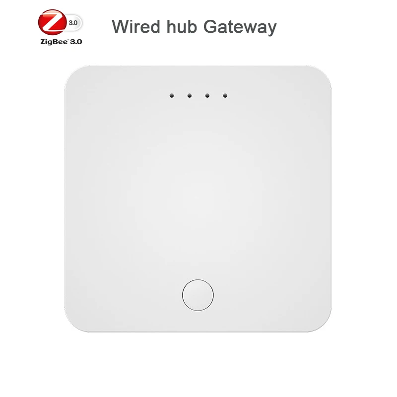 Zigbee 3.0 Wired Hub Devices Smarthouse solution BLE Gateway Wired Bridge Wifi Work with Google Alexa Lot