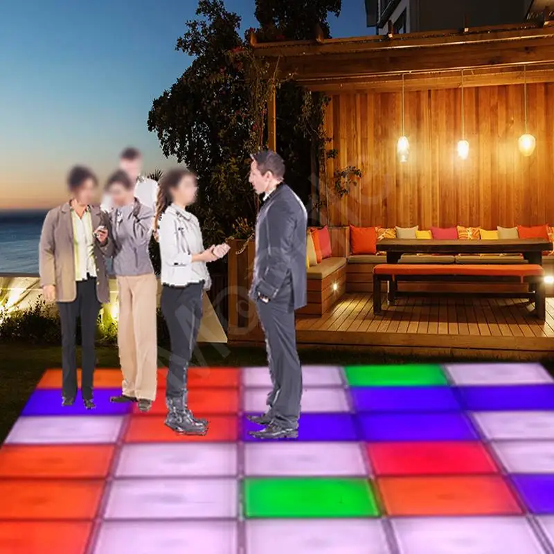 China factory made custom night club dance floor lights dance floor for wedding disco night club