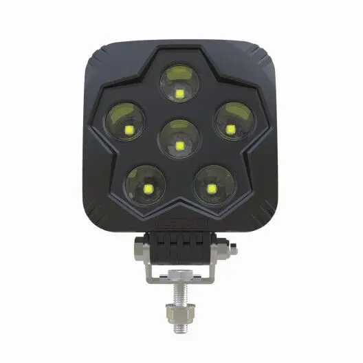 Oledone Square 60W Os-ram LED Work Light for Heavy Duty, High Quality Waterproof 6*10W O-sram LED Work Lamp