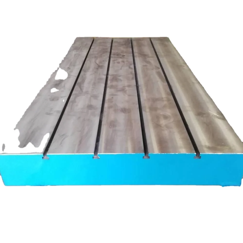 
Cast iron T slot plate with custom-made size 