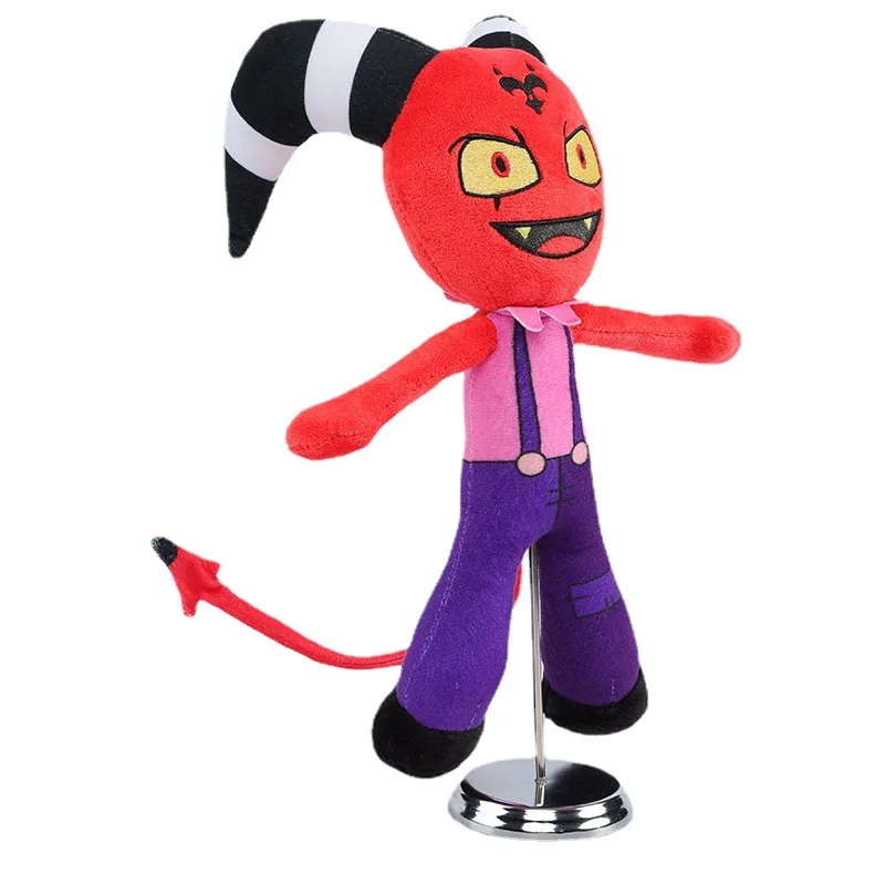 new plush cartoon doll Comic and Animation stuffed plush toys red devil and purple devil
