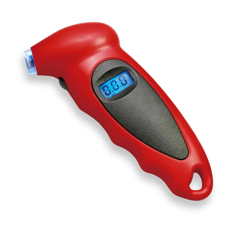 
Blue LCD backlight digital tire pressure gauge with LED torch CE Rohs certificate 4 units BAR KPA KG/CM^2 150PSI 