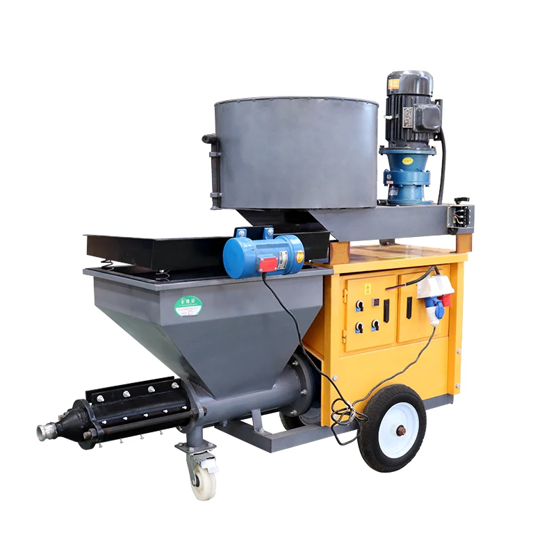 Style 711 Wall Screeding Plaster Mortar Spray Machine China Price For Cement  Concrete Mortar Plaster Spraying Machine