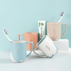 household bathroom tooth brush holder living room plastic cup wash gargle tooth-brushing cup drinking milk gargle cup