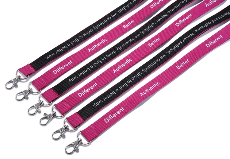 Trendy Polyester Lanyards Logo Custom Manufacturer Factory Direct Sale Neck Strap Lanyard