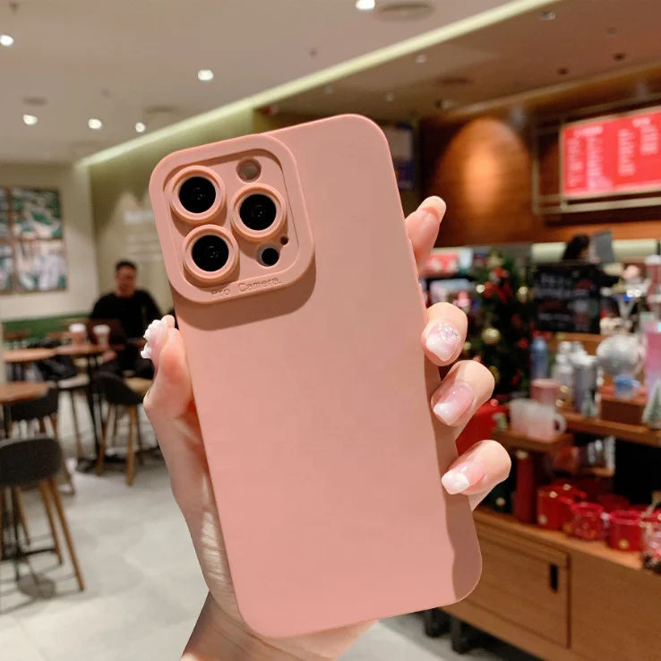 Luxury Original Silicone Case For iPhone 14 13 Pro Max Shockproof For Apple 13 12 Mini 11 Pro Phone Soft Protective Cover